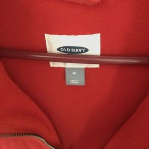 Old Navy Red Womens Fleece Jacket